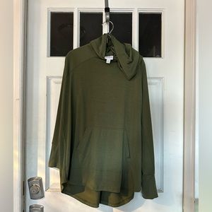LuLaRoe XL Amber - Solid Green